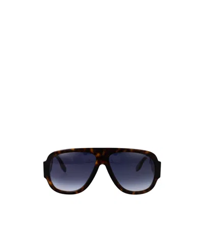 Marc Jacobs Geometric Sunglasses In Blue