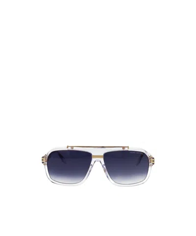 Marc Jacobs Geometric Sunglasses In Blue