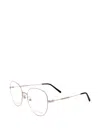 Marc Jacobs Geometric-frame Glasses In Gray