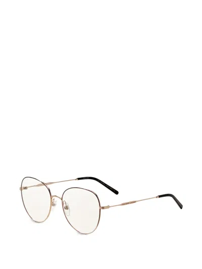 Marc Jacobs Geometric-frame Glasses In Gold