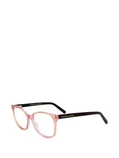 Marc Jacobs Geometric-frame Glasses In Pink