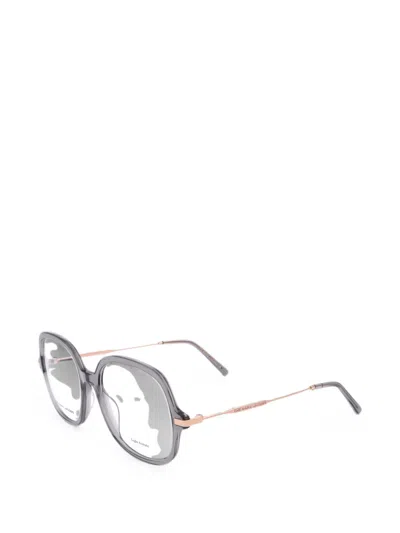 Marc Jacobs Geometric-frame Glasses In Gray