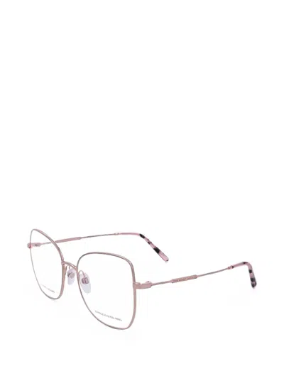 Marc Jacobs Geometric-frame Glasses In Pink
