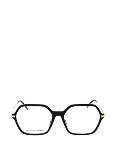 Marc Jacobs Geometric-frame Glasses In Black