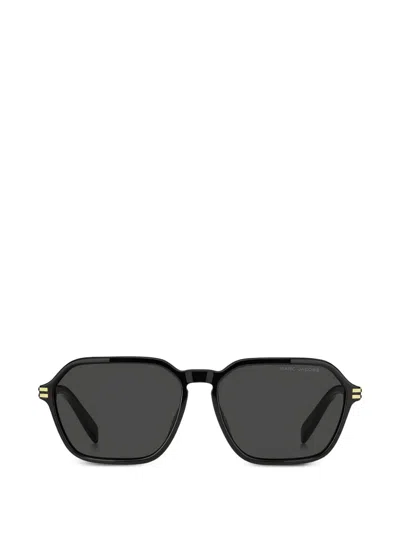 Marc Jacobs Geometric-frame Sunglasses In Black