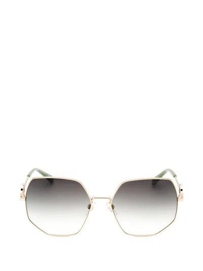 Marc Jacobs Geometric-frame Sunglasses In Gray