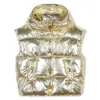 Marc Jacobs Sleeveless Cotton Vest In Gold
