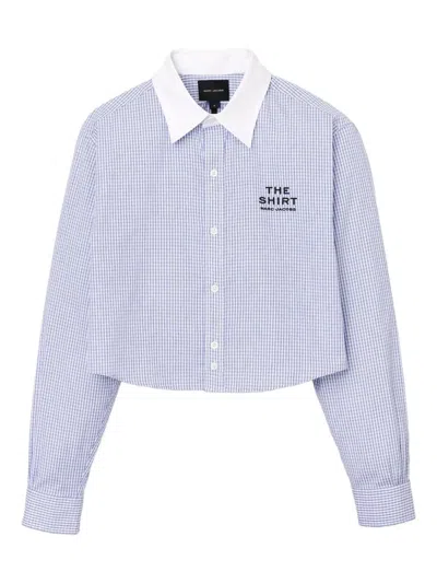 MARC JACOBS MARC JACOBS GINGHAM CHECK CROPPED SHIRT