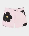 Marc Jacobs Daisy-print Shorts In Pink