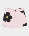 Marc Jacobs Daisy-print Shorts In Pink
