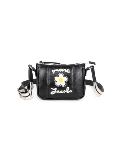 Marc Jacobs Girl's Patent Faux-leather Daisy Crossbody Bag In Black