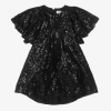 MARC JACOBS MARC JACOBS GIRLS BLACK SEQUINNED DRESS