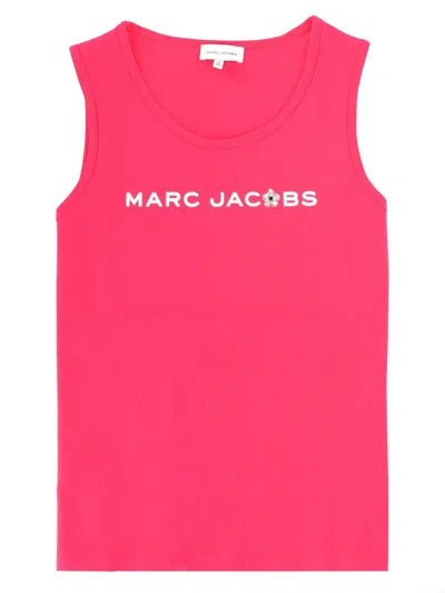 Marc Jacobs Girls' Cotton Top - Perfect For Spring/summer In Pink