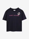 Marc Jacobs Girls Embroidered Logo T-shirt In Black