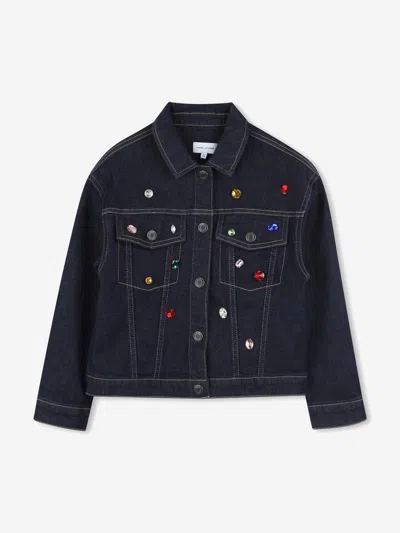 MARC JACOBS MARC JACOBS GIRLS GEMSTONE DENIM JACKET