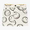 MARC JACOBS MARC JACOBS GIRLS IVORY COTTON SMILEY FACES SKIRT