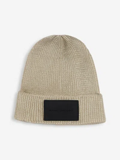 MARC JACOBS MARC JACOBS GIRLS KNITTED LOGO BEANIE HAT