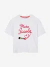 Marc Jacobs Girls Lipstick Logo T-shirt In White