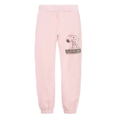 Marc Jacobs Babies'  Girls Pink Snoopy Cotton Joggers