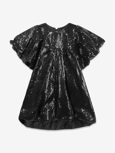 Marc Jacobs Babies'  Girls Sequinned Occasion Dress In Black