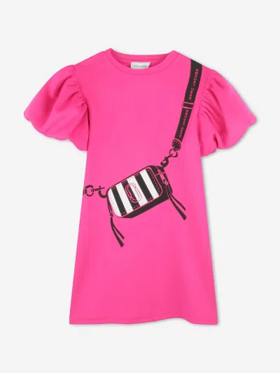 Marc Jacobs Babies'  Girls Snapshot Bag Print Dress In Pink