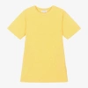 MARC JACOBS MARC JACOBS GIRLS YELLOW COTTON TOWELLING DRESS