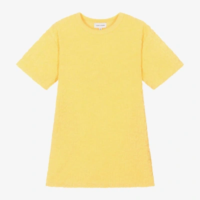 Marc Jacobs Kids'  Girls Yellow Cotton Towelling Dress