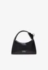 Marc Jacobs Glam Claw Clip Leather Crossbody Bag In Black