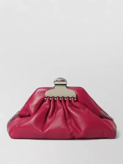 Marc Jacobs Glam Clutch Bag Chain Strap Hardware