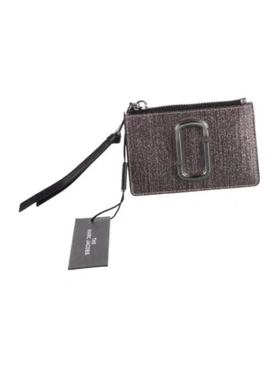 Pre-owned Marc Jacobs Glitter Coin Pouch In Pink