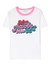 Marc Jacobs Glitter Logo-print T-shirt In White