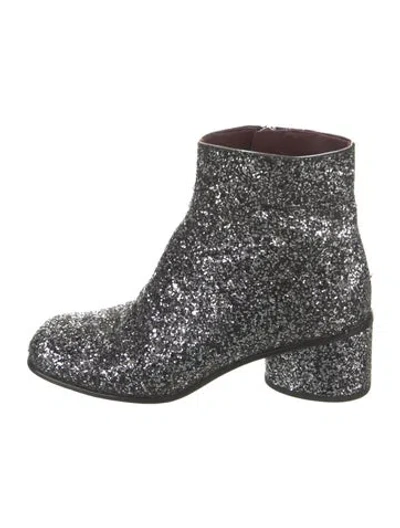 Pre-owned Marc Jacobs Glitter Patterned Boots In Multi
