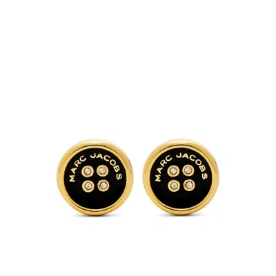 Marc Jacobs Gold  Black Earrings