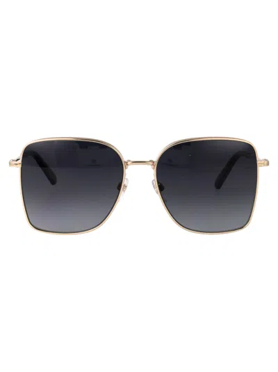 Marc Jacobs Gold Black_ Metal Sunglasses