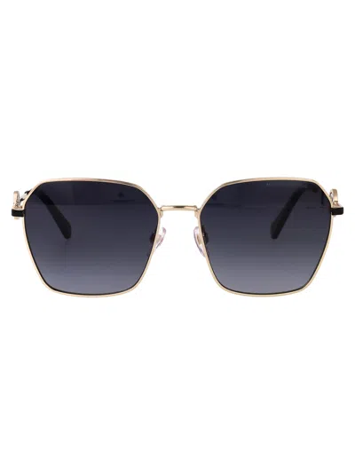 Marc Jacobs Gold Blck_ Metal Sunglasses