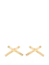 Marc Jacobs Bow Stud Earrings In Gold