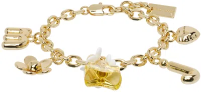 Marc Jacobs Gold Daisy Charm Bracelet