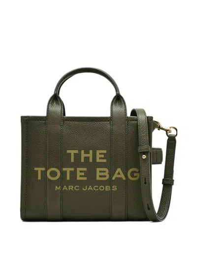 MARC JACOBS GOLD HANDLE BAG WITH LOGO