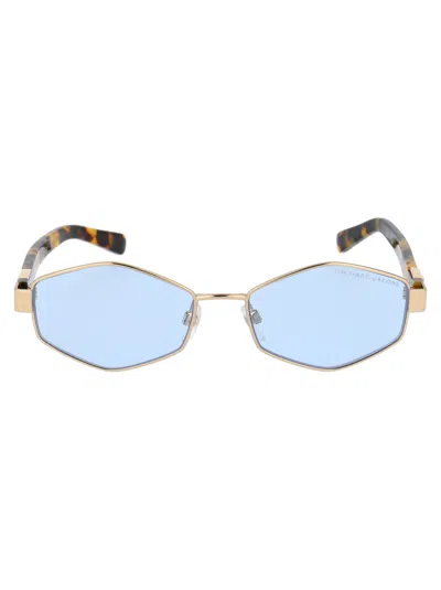 MARC JACOBS MARC JACOBS GOLD METAL SUNGLASSES