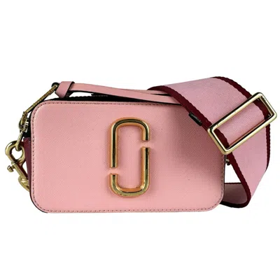 Pre-owned Marc Jacobs Gold Pink Red Color Coated Canvas Shoulder Bag () In Gold, Pink, Red Color