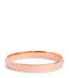 Marc Jacobs Gold-plated The Medallion Bangle In Rose Gold