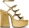 Marc Jacobs The Kiki Sandals In 710 Gold