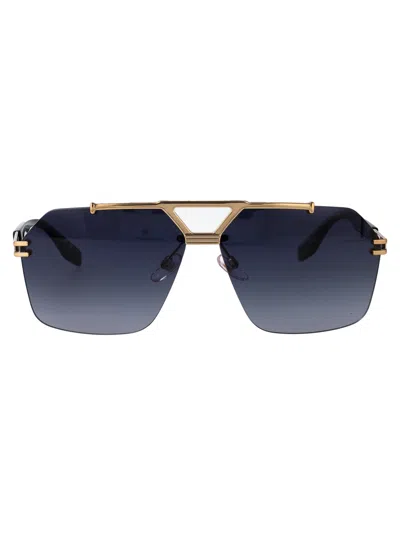 Marc Jacobs Gold Titanium Sunglasses