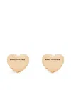 Marc Jacobs The Heart Balloon Stud Earrings In Gold