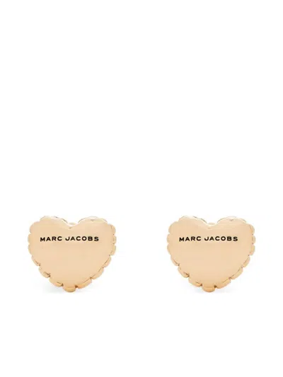 MARC JACOBS GOLDEN THE HEART BALLOON STUD EARRINGS