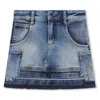 Marc Jacobs Patchwork Denim Skirt In Blue