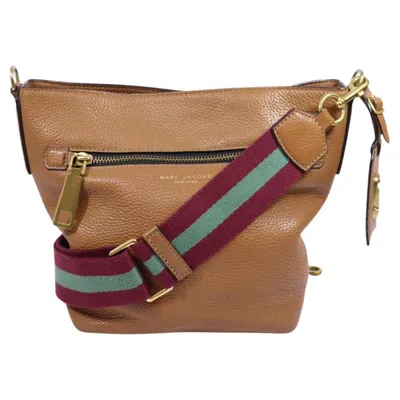 Pre-owned Marc Jacobs Gotham Leather Bucket Bag In Brown