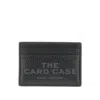 Marc Jacobs Black Card-holder With Embossed Logo In Leather Woman In Black