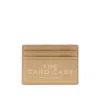 Marc Jacobs Grain Leather Cardholder In Sand