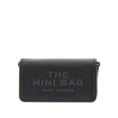Marc Jacobs Grain Leather 'the Mini Bag' In Black